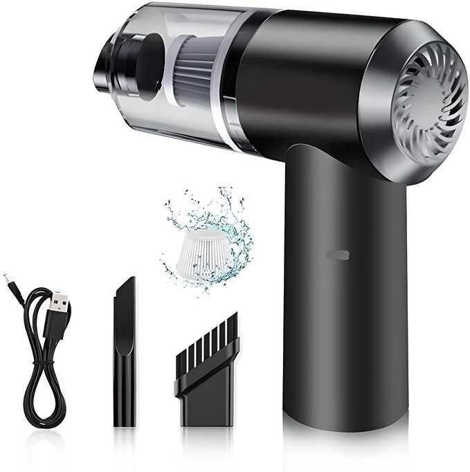 3 in 1 Car Vacuum High-Power || Wireless Vacuum Cleaner Home Car Dual USB Rechargeable Cordless Handheld Vacuum Cleaner