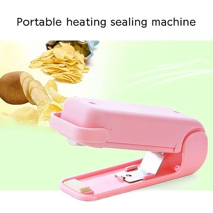 Portable Mini Sealing Machine, Handheld Packet Sealer for Food, Snacks, Chips, Fresh Storage, Plastic Bags Sealing Machine