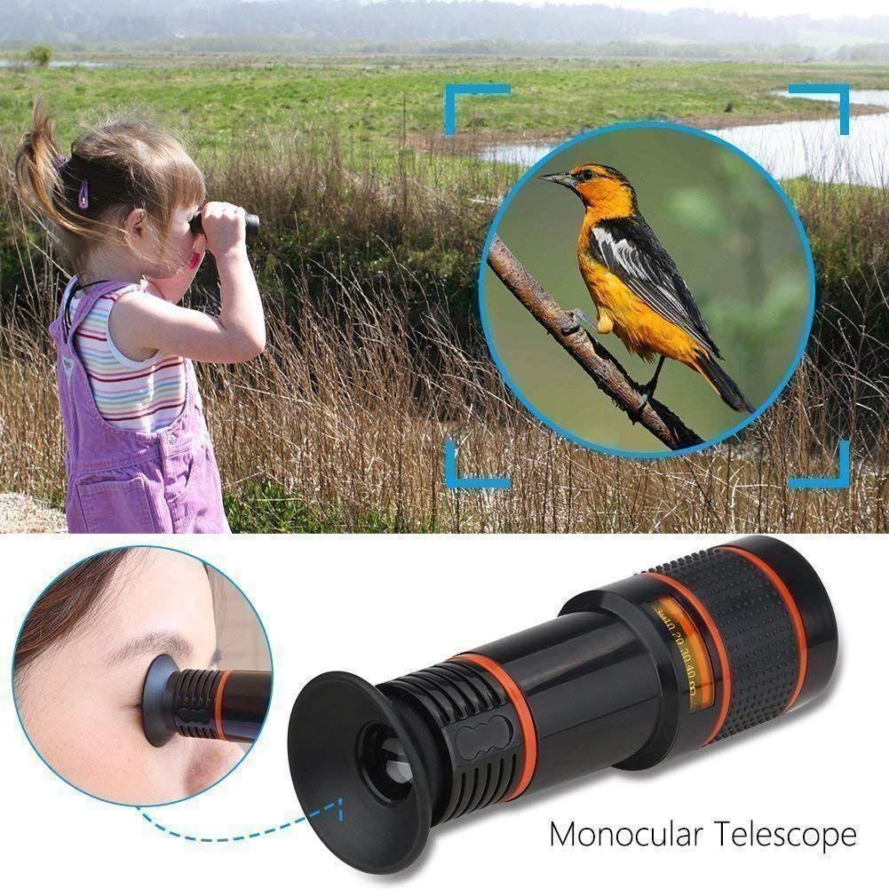 Premium UHD Mobile Blur Background Telescope Lens Kit with 12X Zoom | DSLR Auto Blur Background Effect for All Mobile Camera | Travelling Accessory