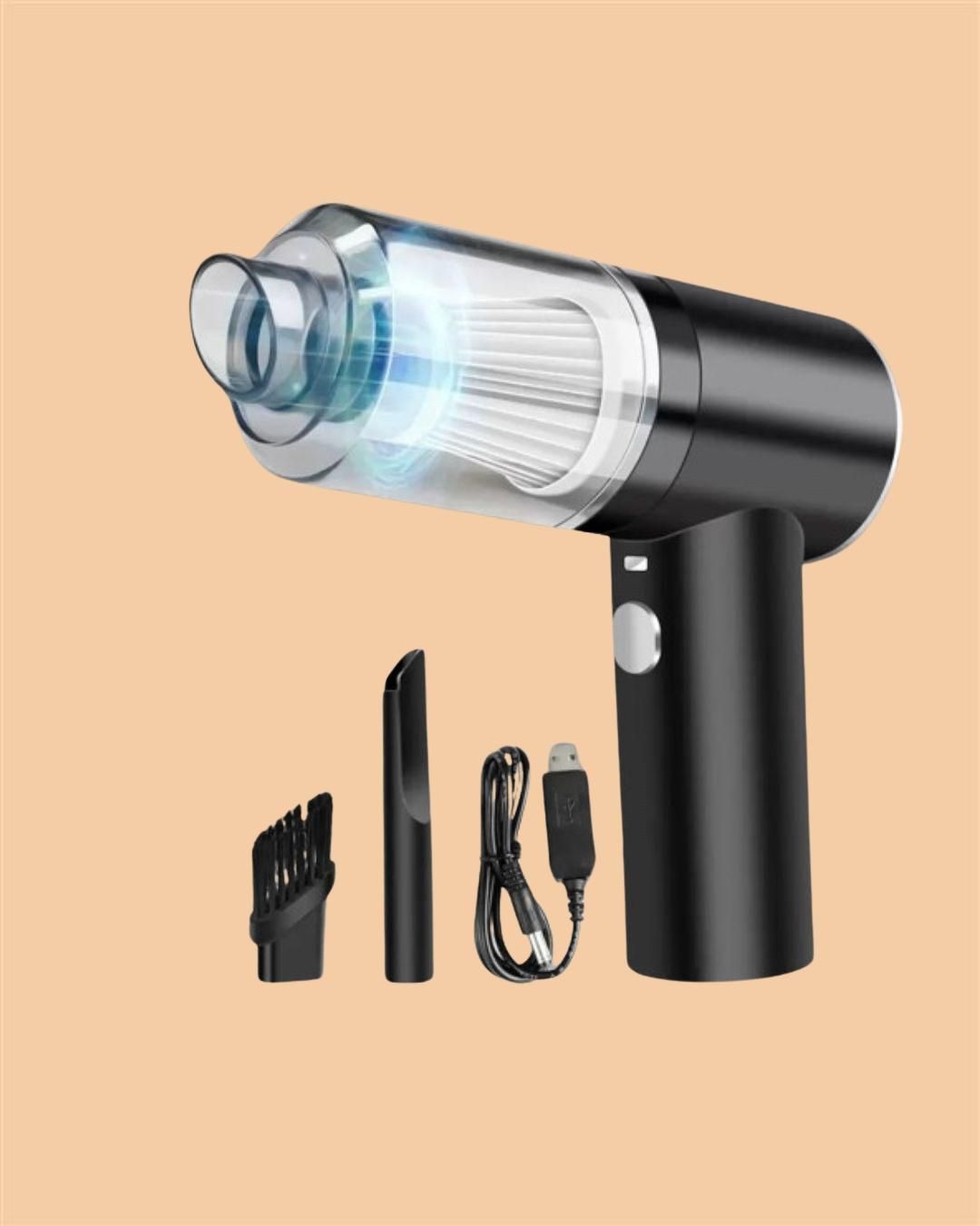 3 in 1 Car Vacuum High-Power || Wireless Vacuum Cleaner Home Car Dual USB Rechargeable Cordless Handheld Vacuum Cleaner