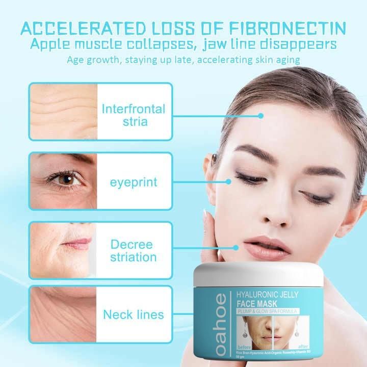Hyaluronic Jelly Face Mask Acid Anti-Aging Gel Mask (Buy 1 Get 1 Free Offer)