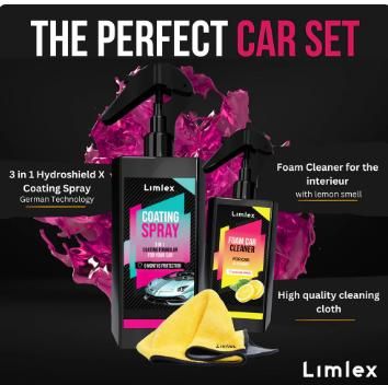 UltraShield Pro - German Tech Advanced Coating & Foam Cleaner (3-in-1 Car Care Combo)