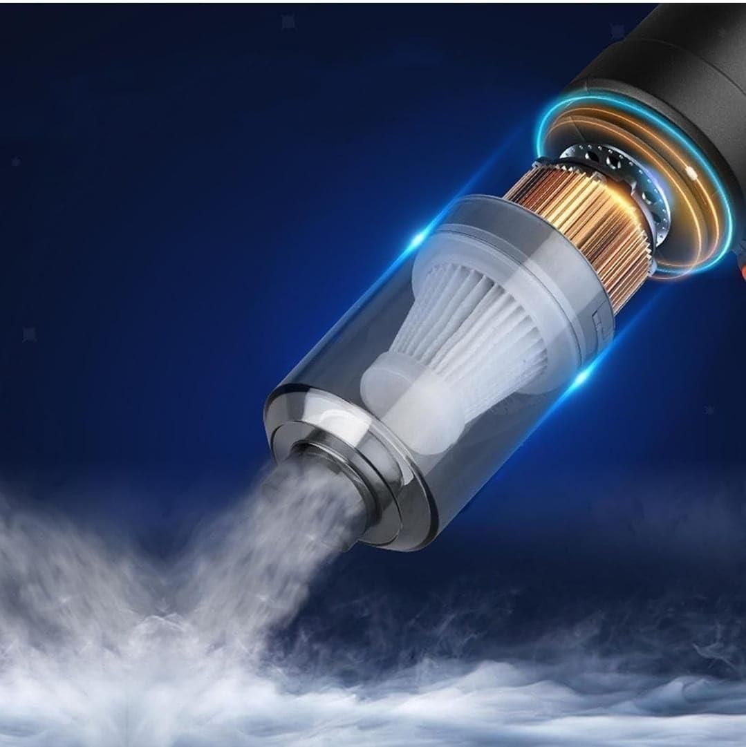 3 in 1 Car Vacuum High-Power || Wireless Vacuum Cleaner Home Car Dual USB Rechargeable Cordless Handheld Vacuum Cleaner
