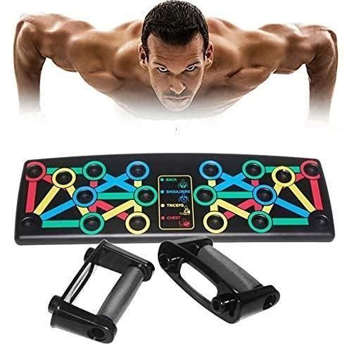 Heavy-Duty Push Up Board, 15 Positions, Pushup Stand for Men & Women with 2 Handles, Anti Slip Accessories, Pushup Bars, Home gym equipment, Pushup Board