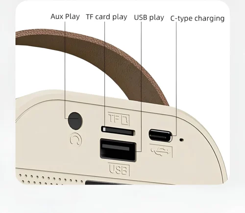 Wireless Karaoke Bluetooth Mic With Speaker For Kids
