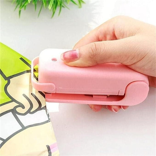 Portable Mini Sealing Machine, Handheld Packet Sealer for Food, Snacks, Chips, Fresh Storage, Plastic Bags Sealing Machine