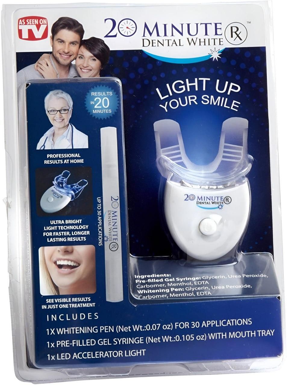 Teeth Whitening Kit - 2nd Gen | Includes 3x Teeth Whitening Pen, Whitening Device, PVC Shade Card, & Mouth Tray | Blue LED Technology & Advanced PAP Formulation | Handsfree & Easy to Use