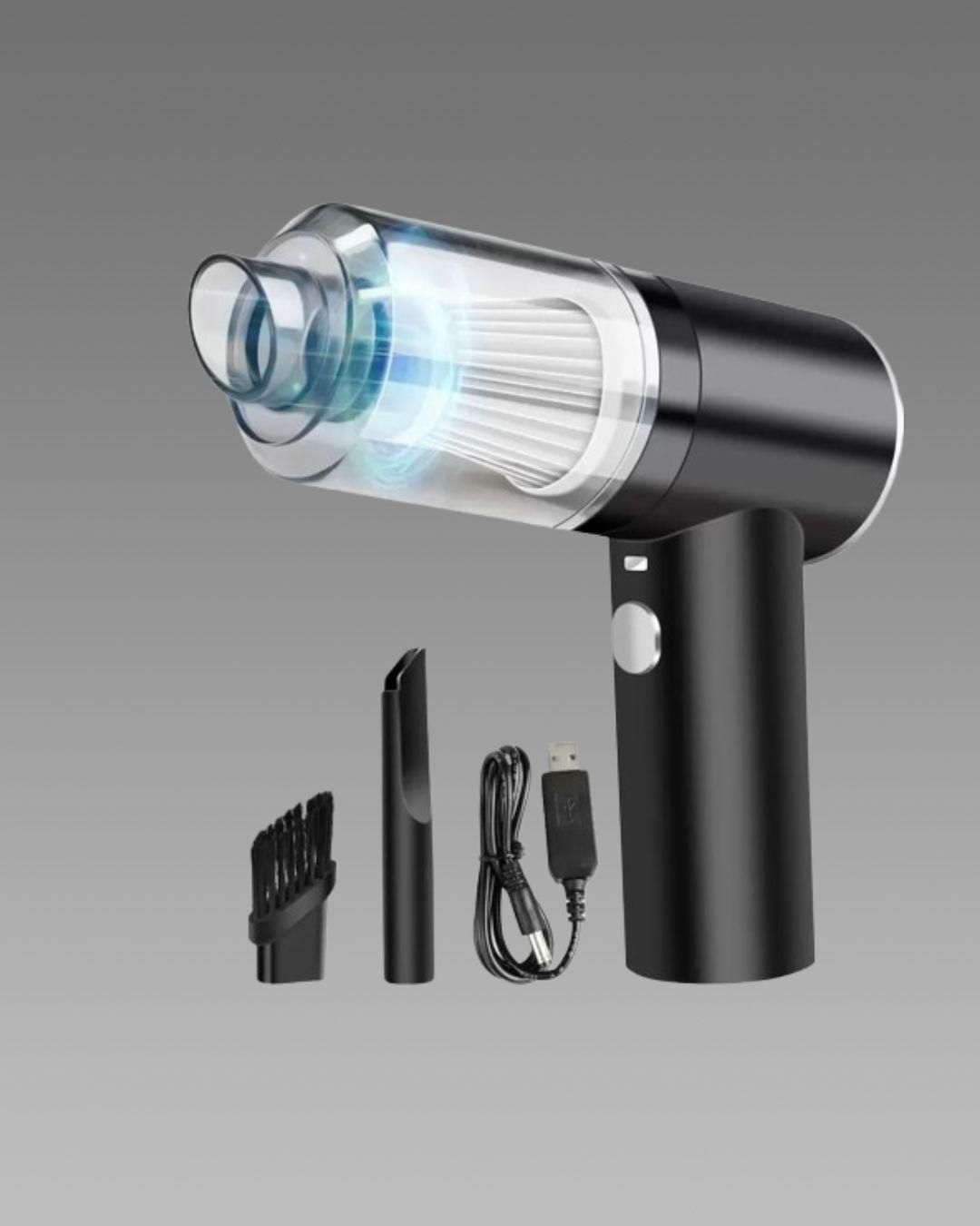 3 in 1 Car Vacuum High-Power || Wireless Vacuum Cleaner Home Car Dual USB Rechargeable Cordless Handheld Vacuum Cleaner