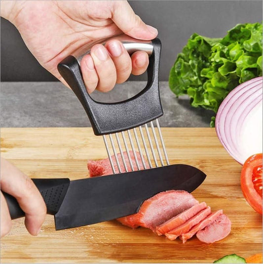 100% Original Stainless Steel Cutting Kitchen Slicer Holder (Buy 1 Get 1 Free Offer)