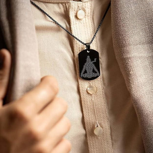 Luxury Mahadev Jyotirling Tag Stainless Steel Chain Locket For Men