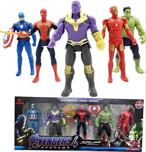 Marvel Avengers 4 Endgame Superhero Action Figure Toy Set